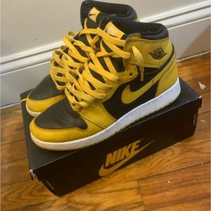 Jordan 1 pollen barely used